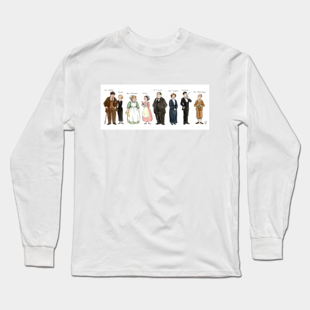 Downton-downstairs Long Sleeve T-Shirt by Roby-boh